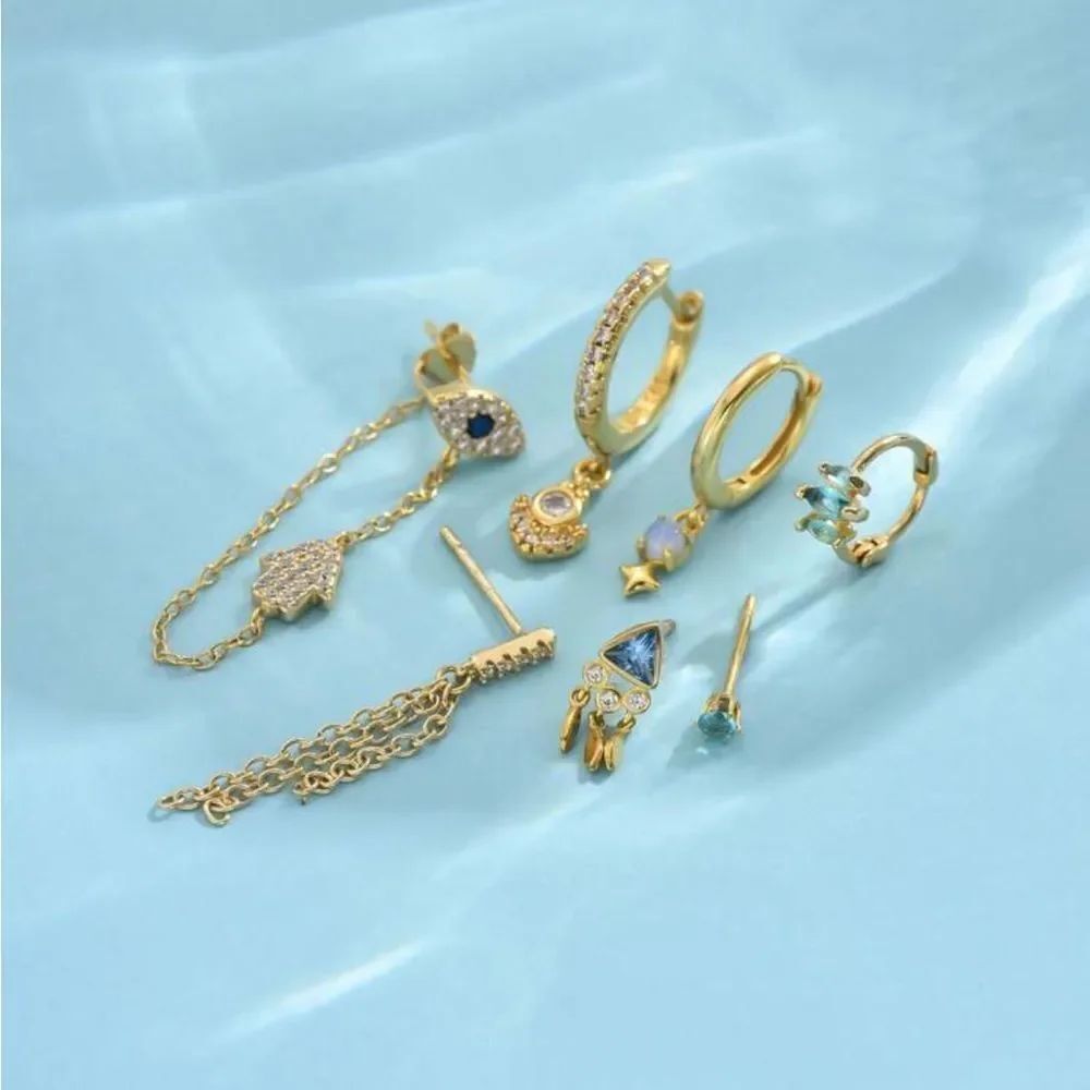 Dangle Earrings Set Q1003 - Picture 2 of 7